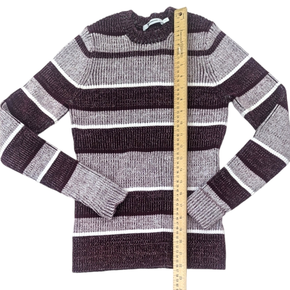 Alexander Wang Ribbed Knit Pullover Sweater Designer Crew Neck Womens Large - Picture 6 of 8